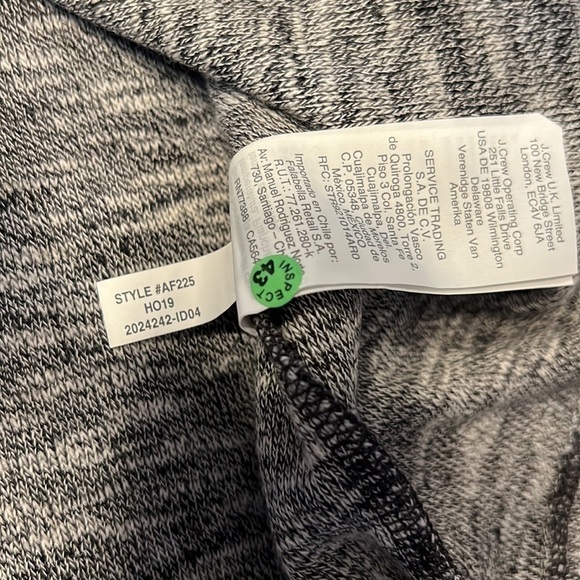 Madewell Midi Sweater Dress Cotton Blend Heather Grey Small - Picture 8 of 8